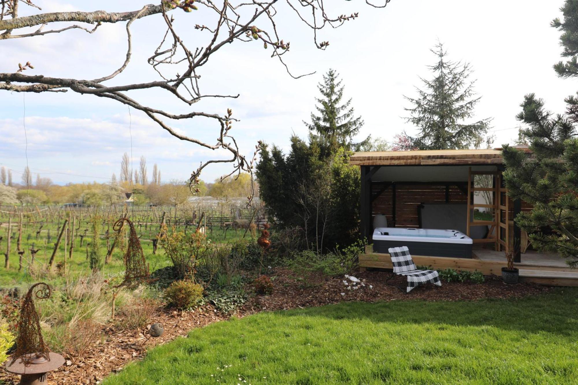 Bed and Breakfast LA TOUR des fées Mittelbergheim Esterno foto